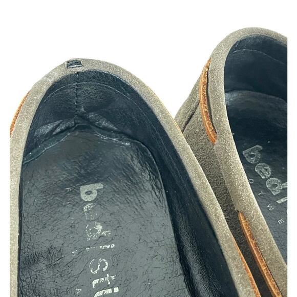 Bed Stu Armstrong Suede Loafers Taupe Men’s 8.5 Casual Comfort Lightweight - Picture 8 of 10